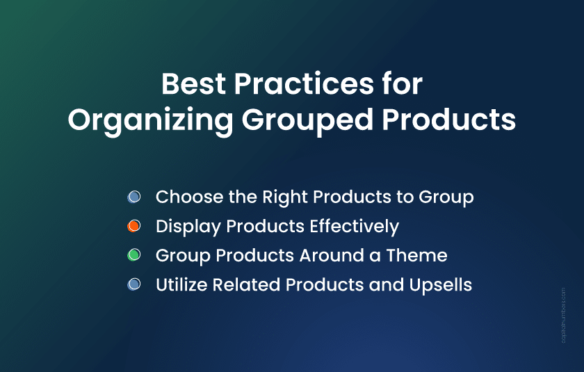 Best practices for Magento product grouping