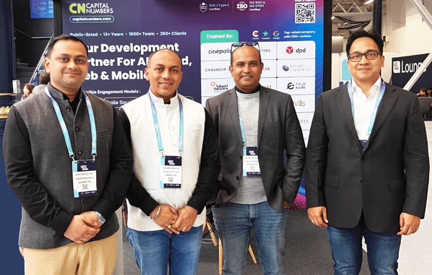 Capital Numbers team at Olympia London